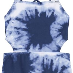 Kamu surf girls beach sport girl cut out swimsuit size 12